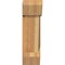 Ekena Millwork Traditional Slat Rough Sawn Bracket w/ Offset Brace, Western Red Cedar, 8"W x 20"D x 28"H BKT0806X20X28TRA06RWR - alternate 2